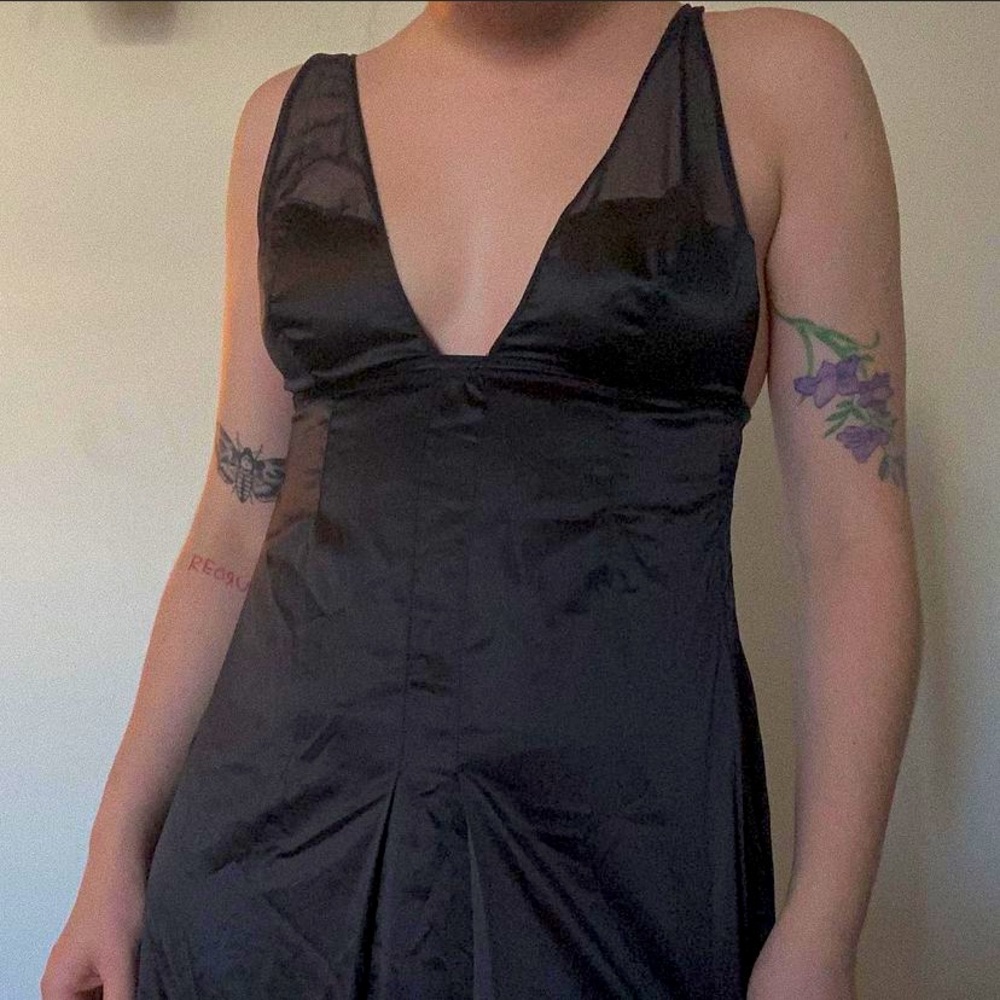 Black Victoria’s Secret slip dress